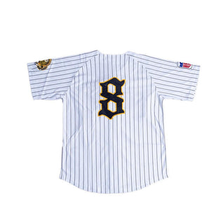 PITTSBURGH CRAWFORDS YOUTH BUTTON DOWN PINSTRIPE JERSEY - Allstarelite.com
