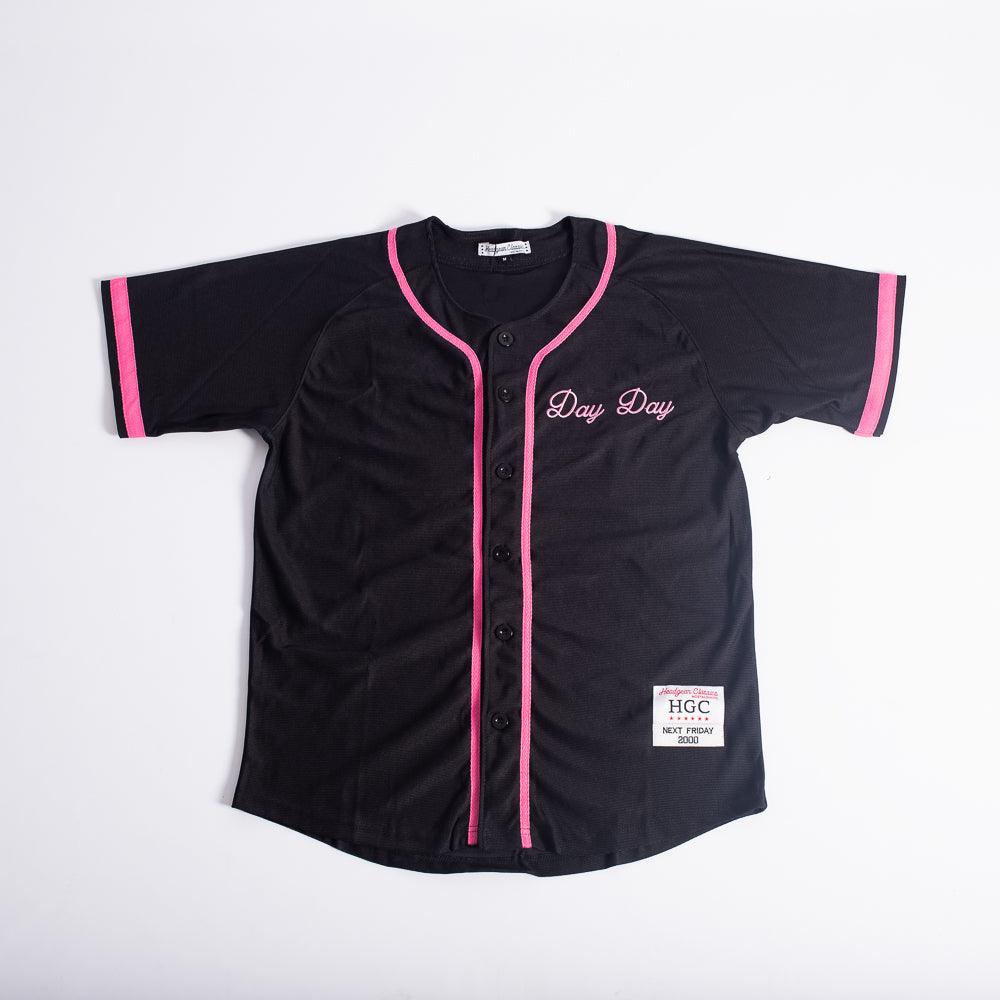 PINKY'S RECORD SHOP BLACK BASEBALL JERSEY - Allstarelite.com