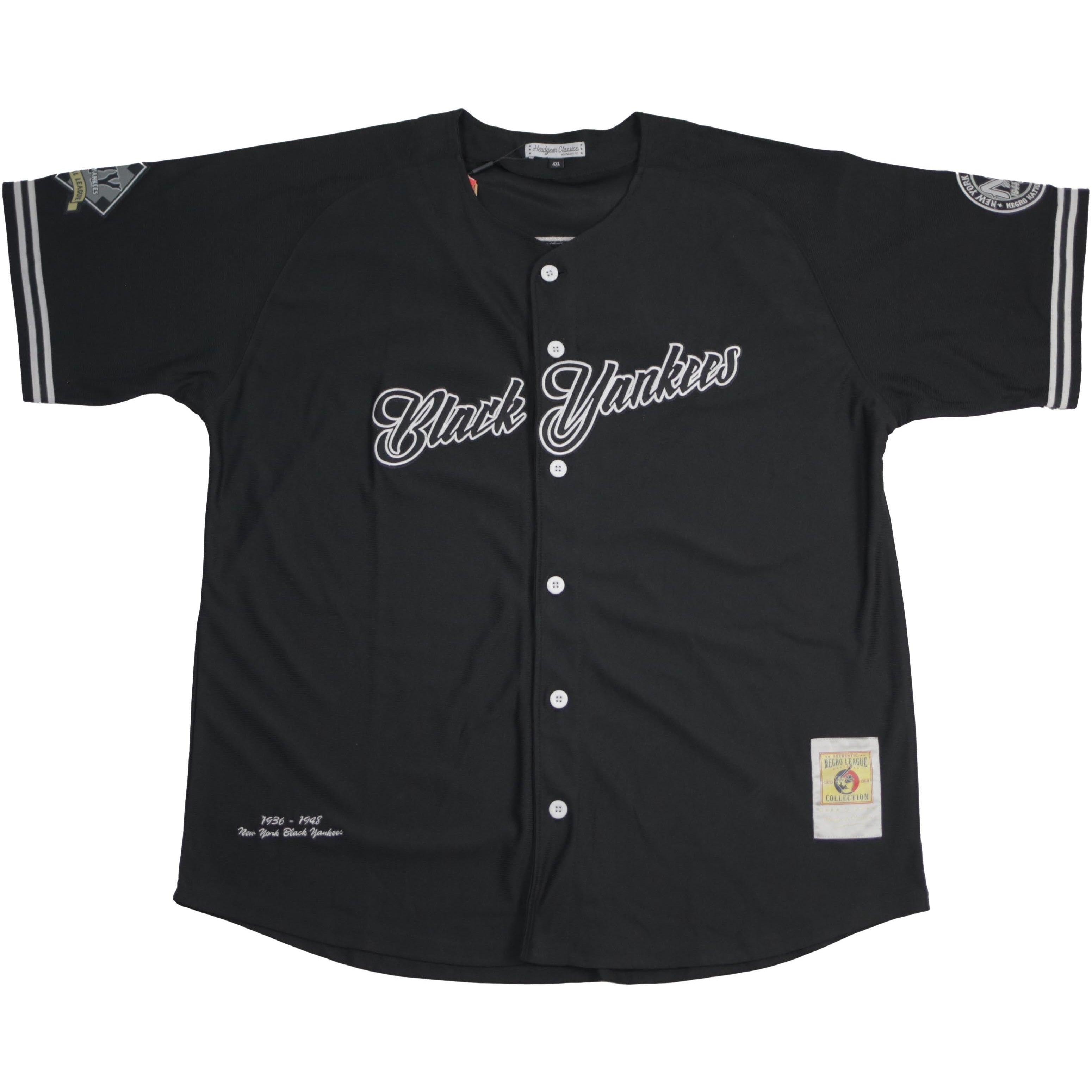 BLACK YANKEES NEGRO LEAGUE BLACK BASEBALL JERSEY - Allstarelite.com