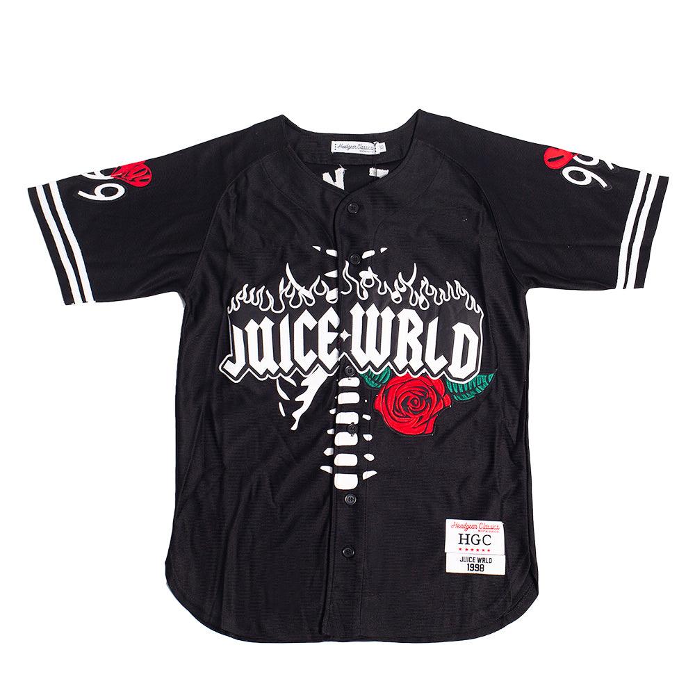 JUICE WRLD FIGHTING DEMONS BASEBALL JERSEY - Allstarelite.com