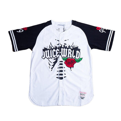 JUICE WRLD FIGHTING DEMONS BASEBALL JERSEY - Allstarelite.com