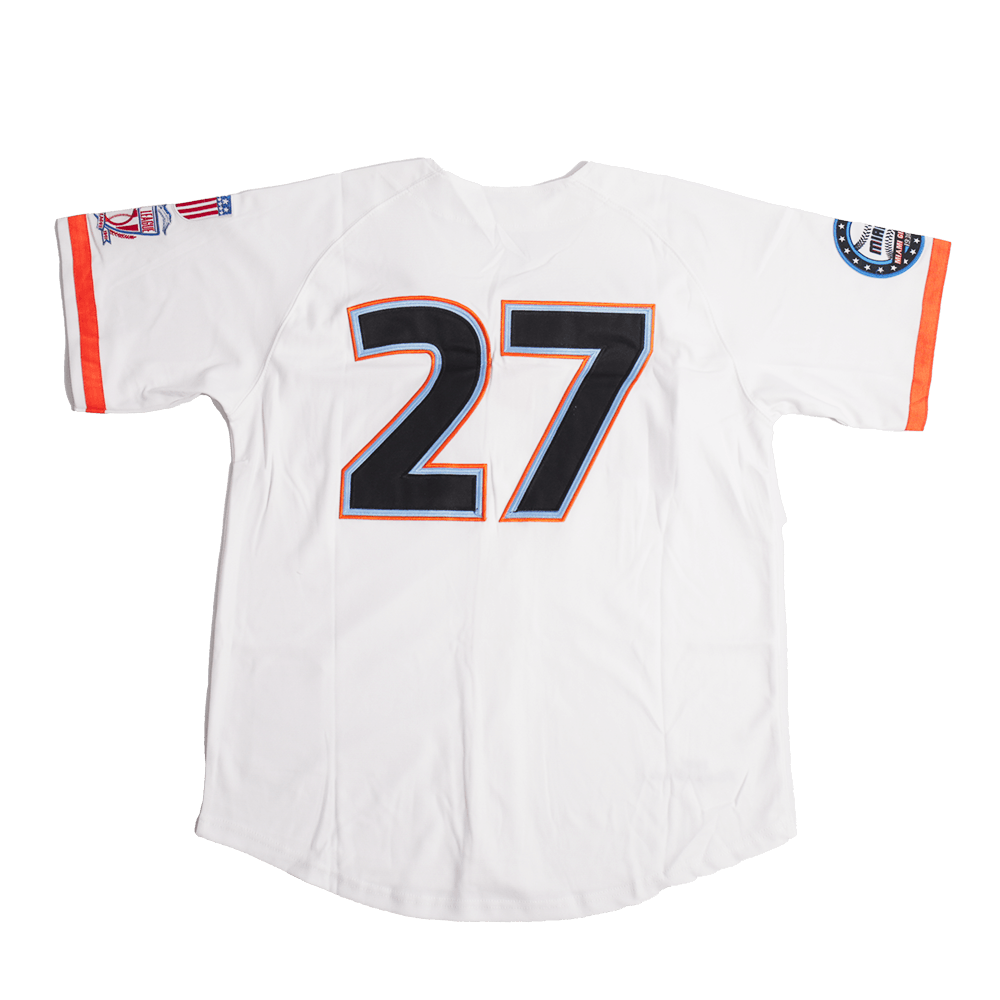 MIAMI WHITE NL BASEBALL JERSEY - Allstarelite.com