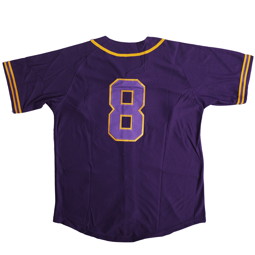 NIPSEY CRENSHAW PURPLE BASEBALL JERSEY - Allstarelite.com