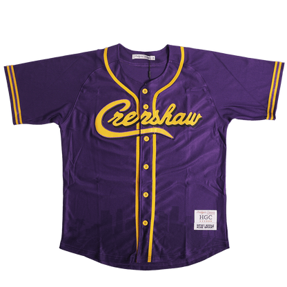 NIPSEY CRENSHAW PURPLE ALT BASEBALL JERSEY - Allstarelite.com