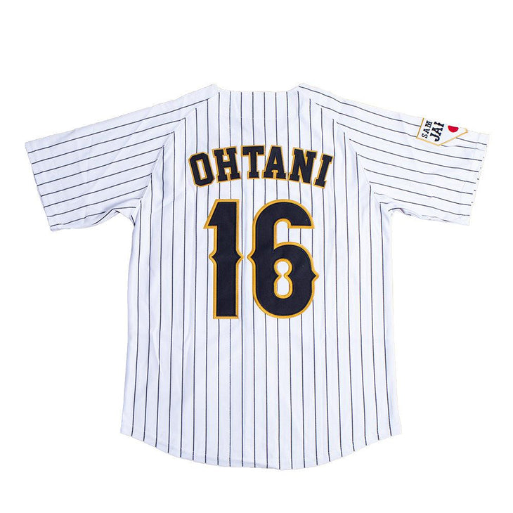 JAPAN NATIONAL BASEBALL OHTANI BUTTON DOWN JERSEY - Allstarelite.com