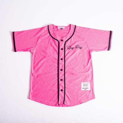 PINKY'S RECORD SHOP BASEBALL JERSEY PINK - Allstarelite.com