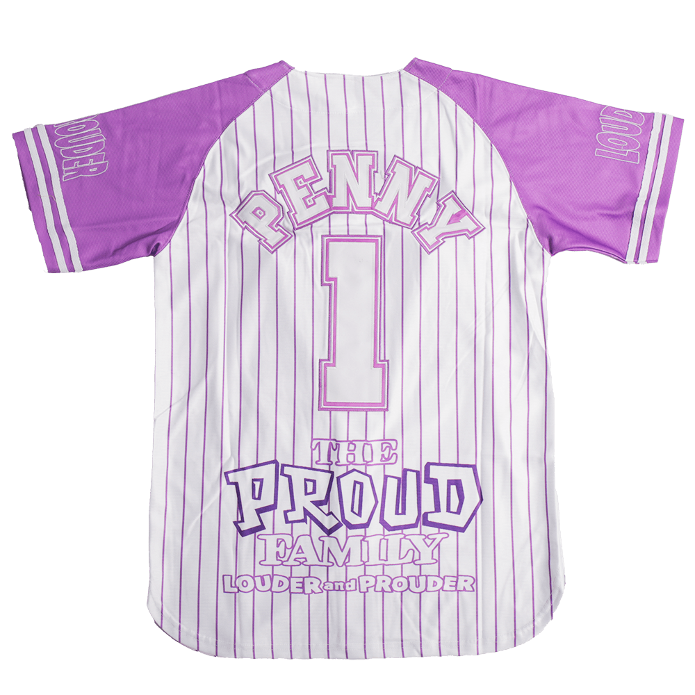 THE PROUD FAMILY PROUDER BASEBALL JERSEY - Allstarelite.com