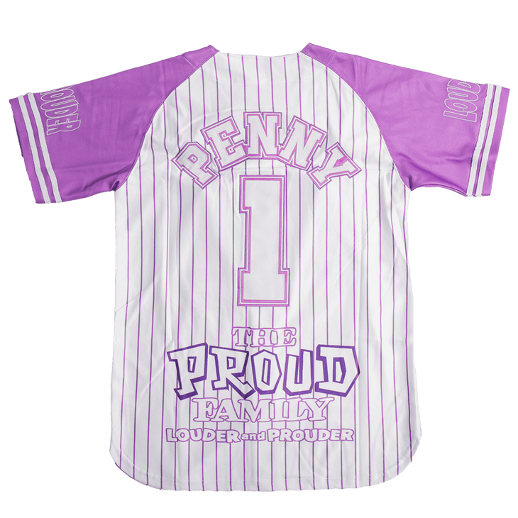 THE PROUD FAMILY PROUDER YOUTH BASEBALL JERSEY - Allstarelite.com