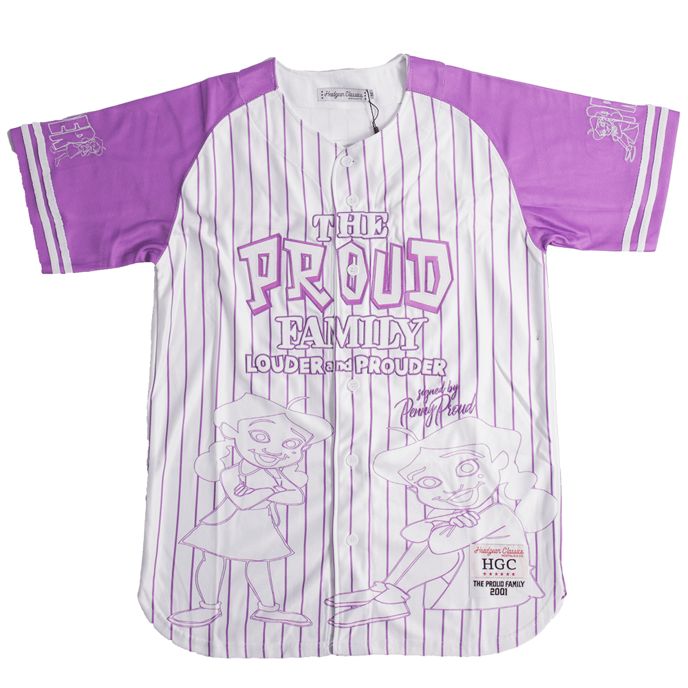 THE PROUD FAMILY PROUDER BASEBALL JERSEY - Allstarelite.com