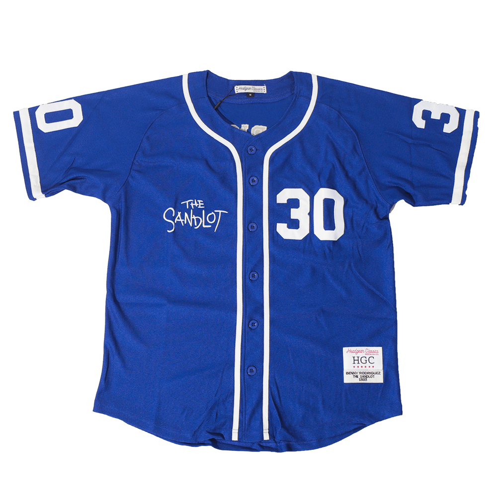 THE SANDLOT BASEBALL JERSEY BLUE - Allstarelite.com