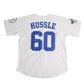 WHITE NIPSEY HUSSLE YOUTH BASEBALL JERSEY - Allstarelite.com