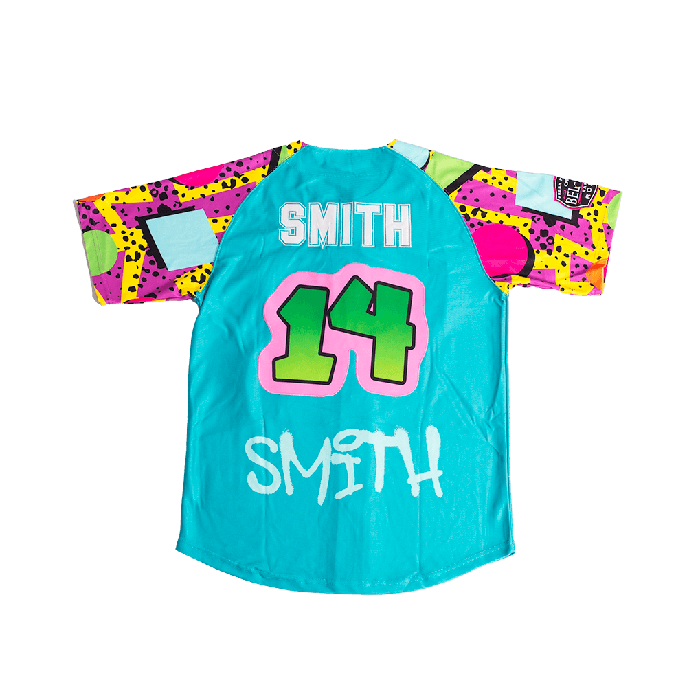 FRESH PRINCE OF BEL AIR GRAFFITI BASEBALL JERSEY - Allstarelite.com