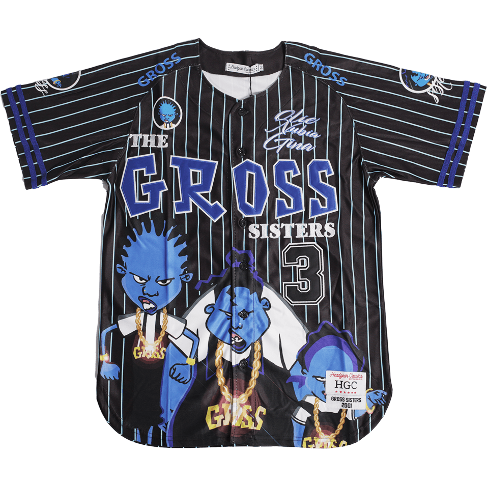 THE GROSS SISTERS TRIO BASEBALL JERSEY - Allstarelite.com